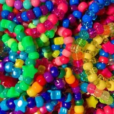 20 Mystery Kandi Single Bracelets - Kandi Scoops - Confetti - Choose Your Style!