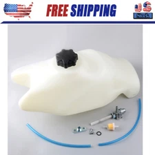 Plastic Gas Fuel Tank & Cap & Petcock For Honda TRX250X TRX300EX Natural