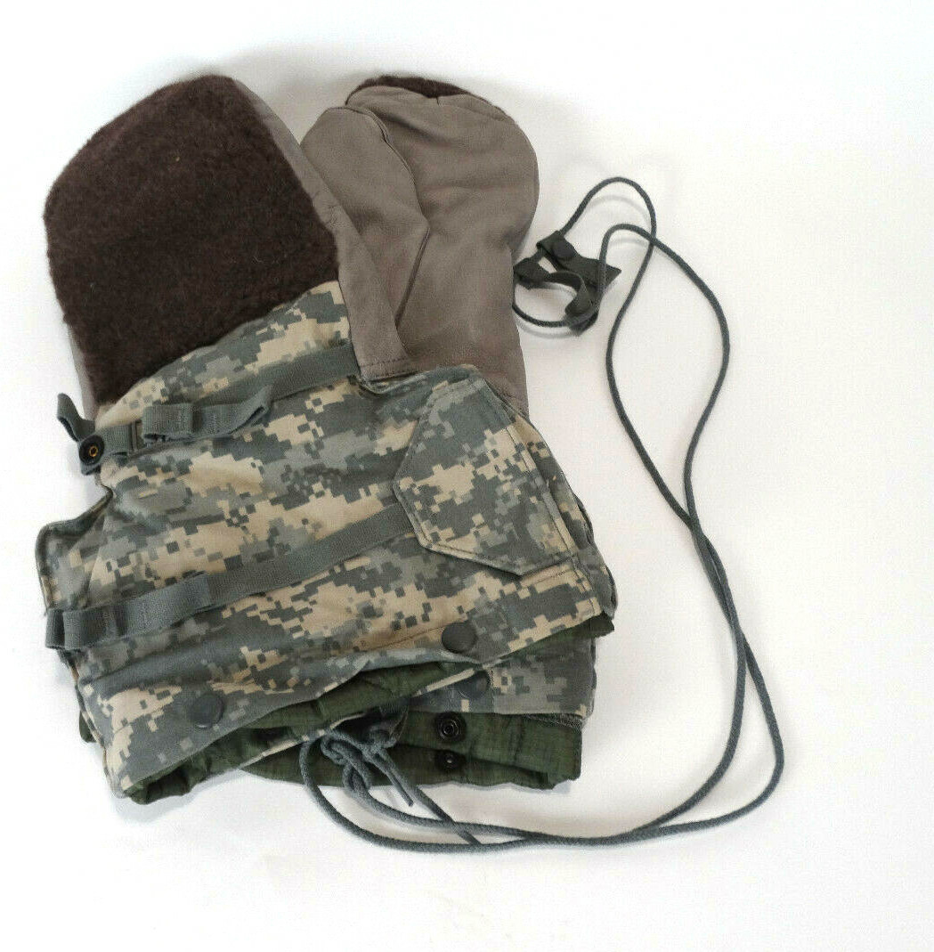 US Army ACU Extreme Cold Weather Mitten Set (Medium a… Gem