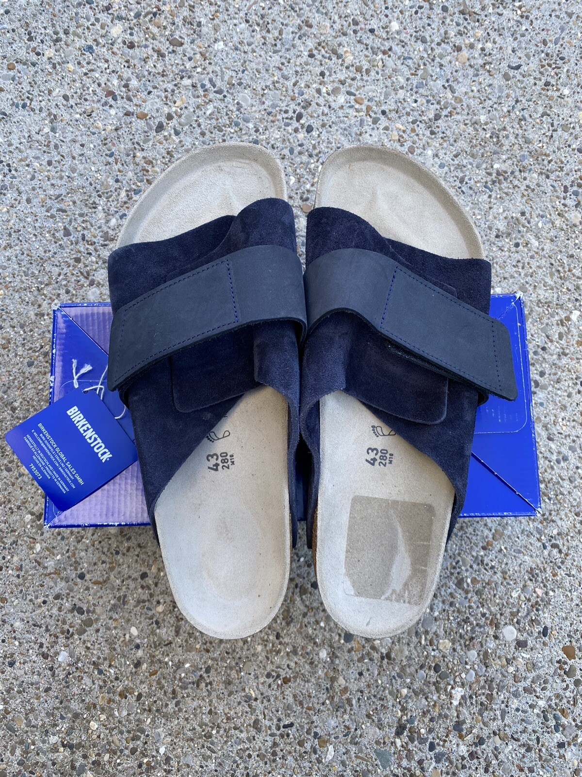 Birkenstock Kyoto Midnight Suede Size 43 Regular Fit / Men