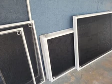 WINDOW SCREENS CUSTOM  MADE UP TO SIZES 45" X 45" Bronze White Silver Free Ship