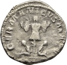 Rome Antoninian Gallienus Trophy 20mm / 2.9g Genuine Coin #GAP544