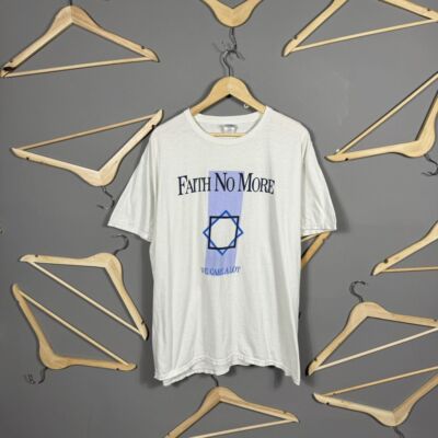Faith No More We Care a Lot Band T-shirt, classic white t-shirt, gift for fan