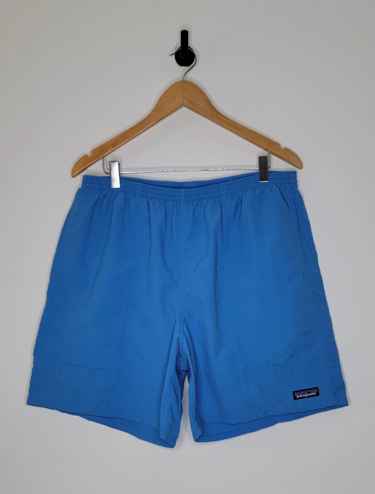 Patagonia Baggies Men's Size Large Blue 7" Inseam Lined