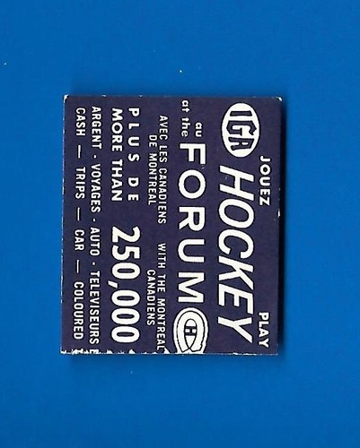 1967-68 IGA MONTREAL CANADIENS 67-68 NHL HOCKEY CARD 1-23 SEE LIST - Picture 12 of 118