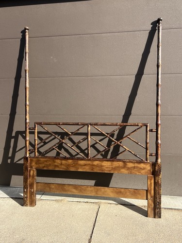 Mid Century Henredon’s Bamboo Headboard Queen Size - Picture 12 of 13