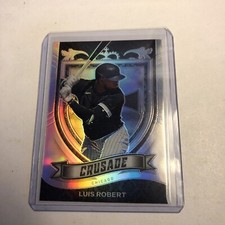 2021 Panini Chronicles CRUSADE Luis Robert Silver Prizm RC #21 White Sox