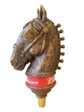 Budweiser Clydesdale Horse Beer Tap Handle, 9 Inch Rare - NEW