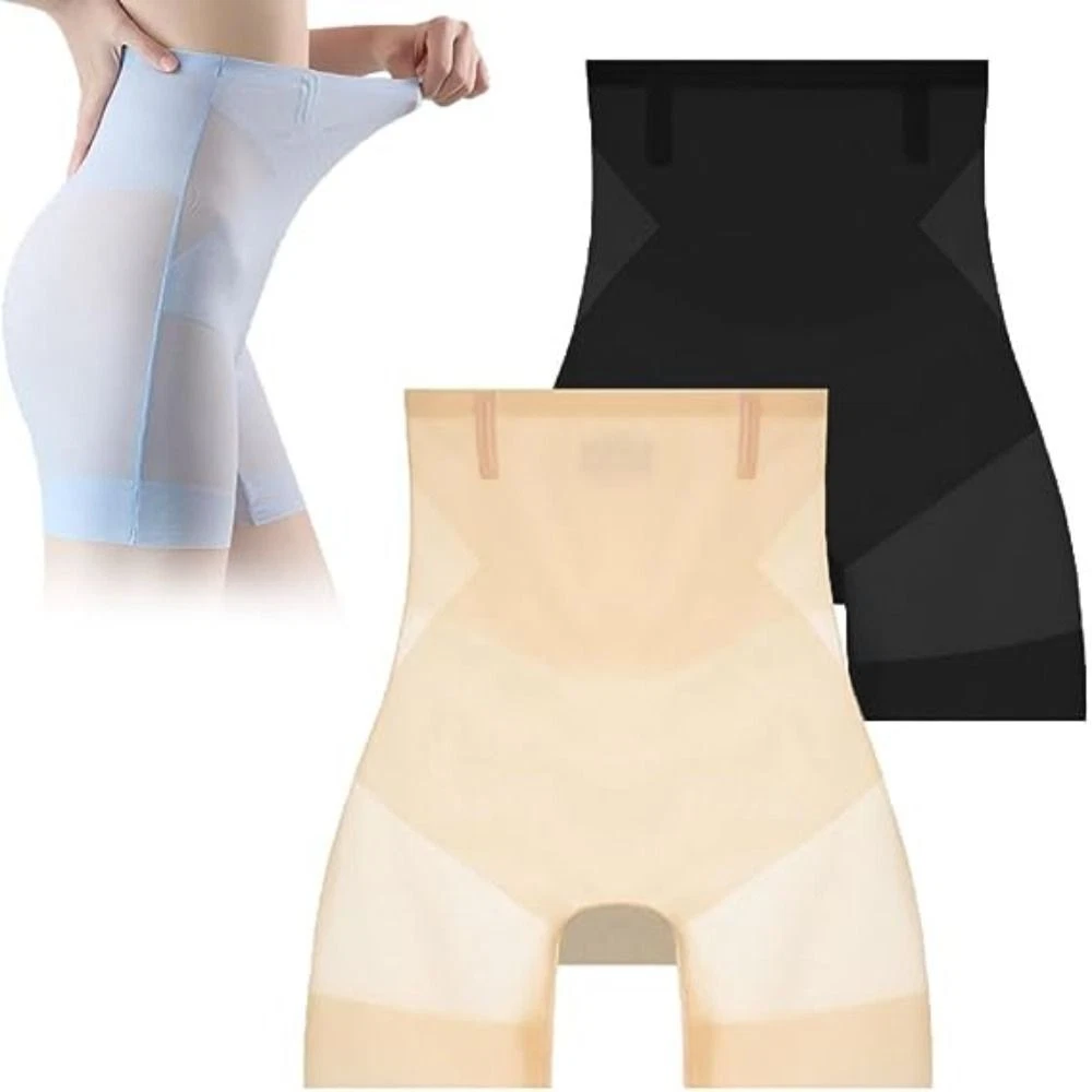 Seamless Ultra Thin Cooling Pants High Waisted Tummy Control Pants