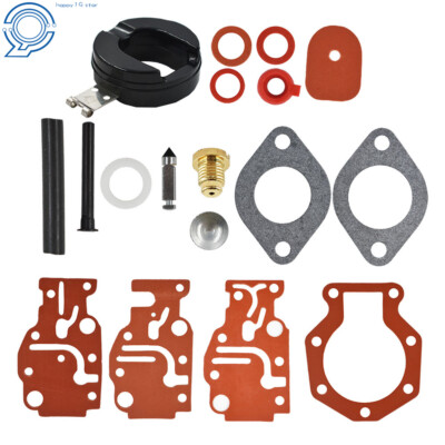 Carburetor Repair Rebuild Kit For Johnson/Evinrude 6hp, 8hp, 9.9hp Outboard Motors - Part #439073 / 0439073 10 thumbnail image