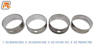 FORD Granada MK3 camshaft bearing set V6 2,0-2,8i Inner-Ø front 43,9 09/82-12/85