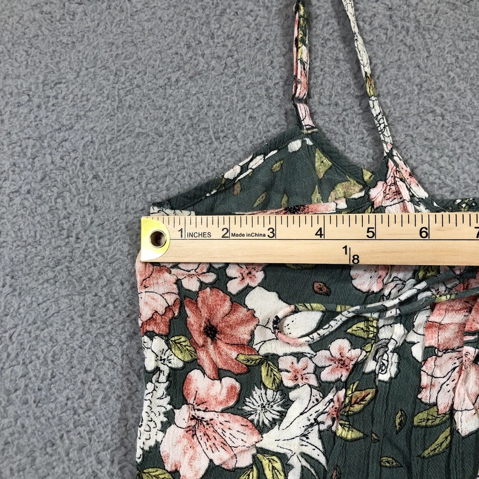 Camiseta sin mangas Billa Bong multicolor para mujer pequeña floral cottagecore costera delicada Foto 3 de 4