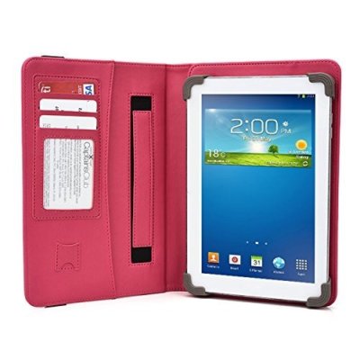 Étui Pour Tablette 7 Pouces Digital2 D2-721 - Modèle UniGrip Rose - Par Cush Cases - Neuf Sous Blister