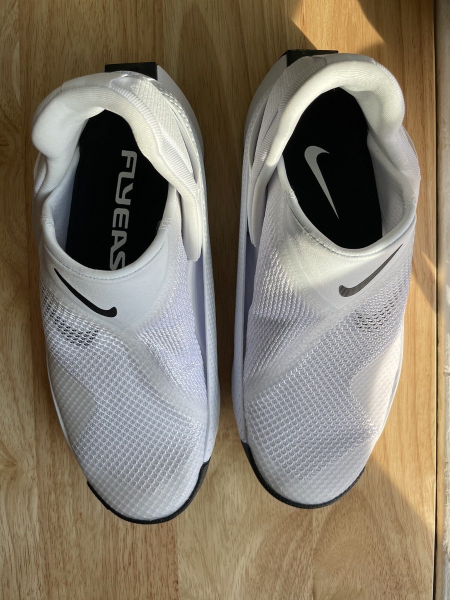 New Nike Go FlyEase White Black Sneakers Shoes DR5540-102 Women's