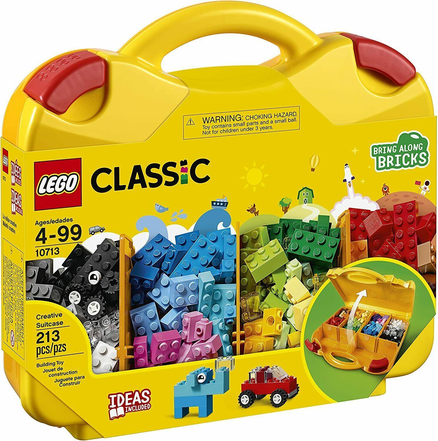 Портативный конструктор LEGO Classic Creative Suitcase [10713, 213 деталей] НОВЫЙ