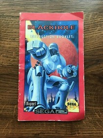 Blackhole Black Hole Sega CD Instruction Manual Only