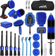 Car Detailing Kit 26 Pcs Auto Interior Exterior Wheel Brushes Car Wash Equipment
