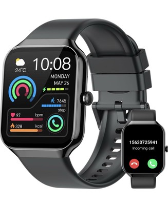 Smart Watch for Men Women (Answer/Make Call), 1.96''HD Smartwatch with Heart Rate