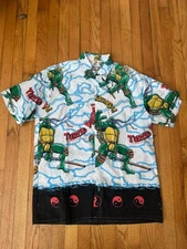 Vintage 2004 Teenage Mutant Ninja Turtles shirt XL  Puff Print AOP (custom made)