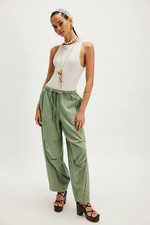 Free People Jumptown Pull-On Parachute Pants M 8 Women's Casual Pant NWD 46816