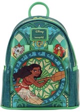 Loungefly Disney Princess Stained Glass Collection: Moana Mini-Backpack New