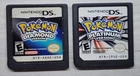 Nintendo DS Pokémon Platinum & Diamond Version Authentic Cartridges