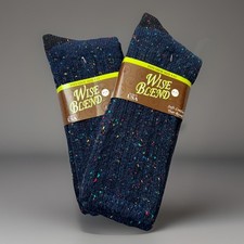 2 PAIR Wise Blend 20 Merino Wool Socks