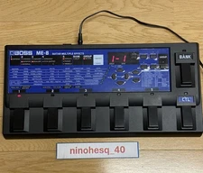 Boss ME-8 Guitar Multi-Effects Pedal  Adapter Included  Used from japan