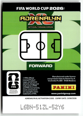 Panini FIFA World Cup Adrenalyn 2026 Leroy Sane Premium Limited