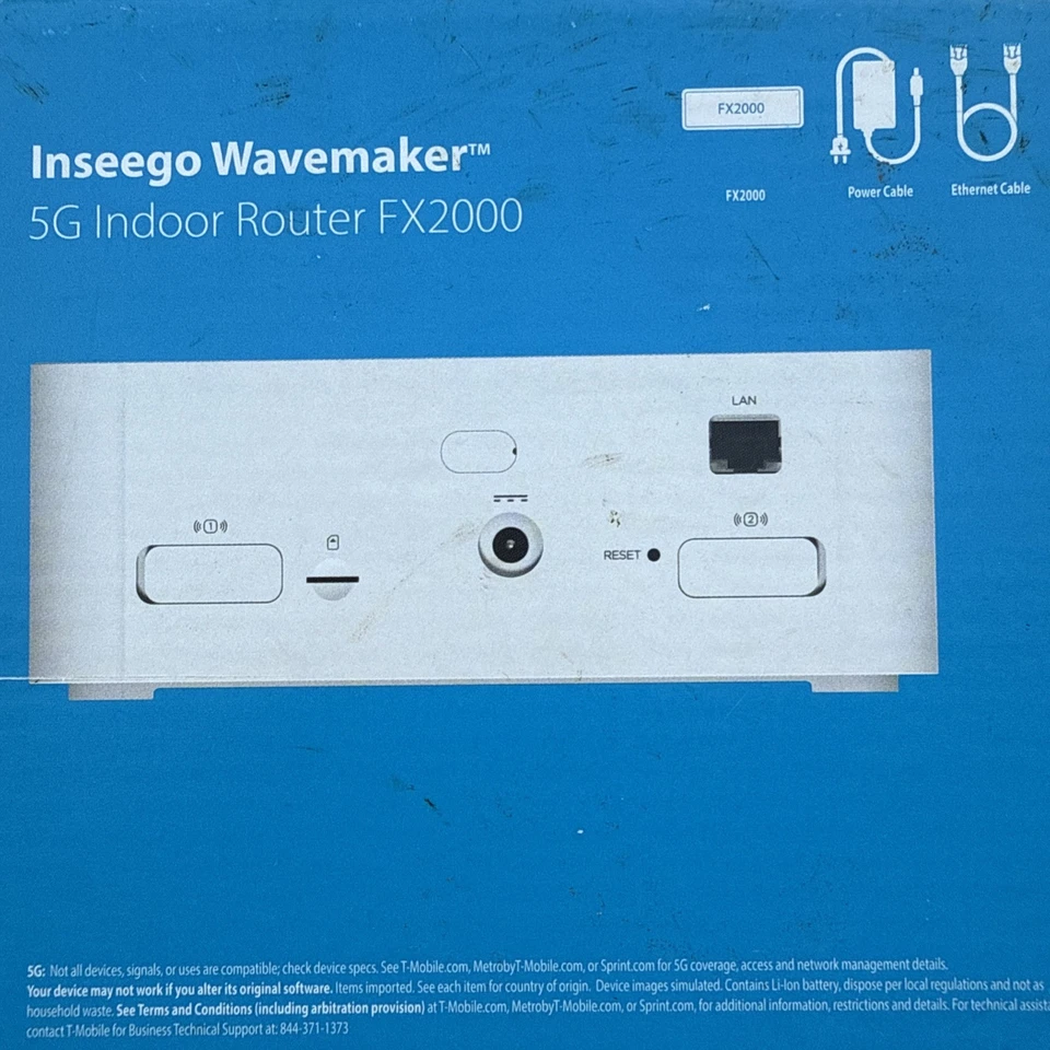 Inseego Wavemaker 5G Indoor Router FX2000 White  - Image 4 of 4