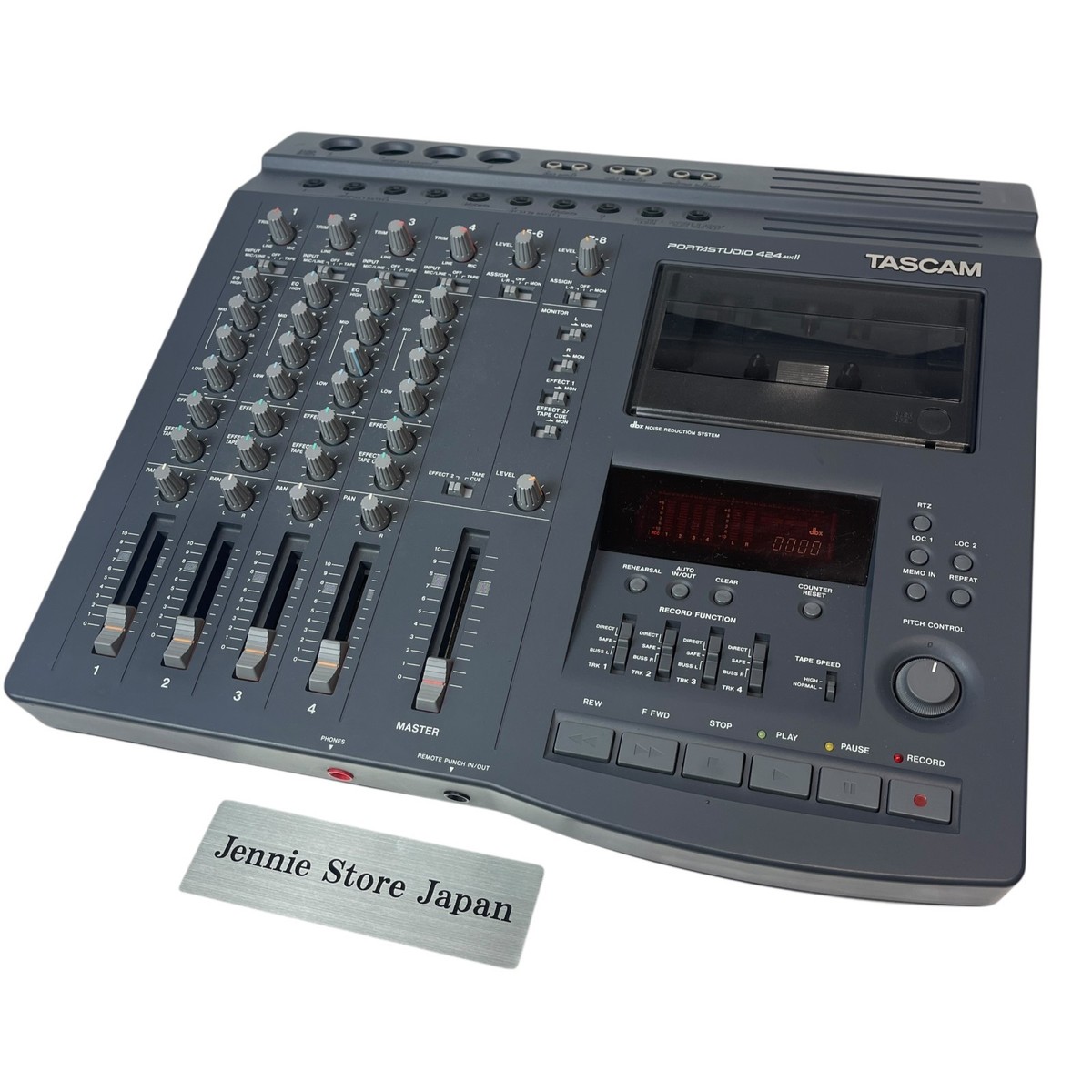 Tascam Portastudio 424MKII 4-Track Cassette Mixer Recorder