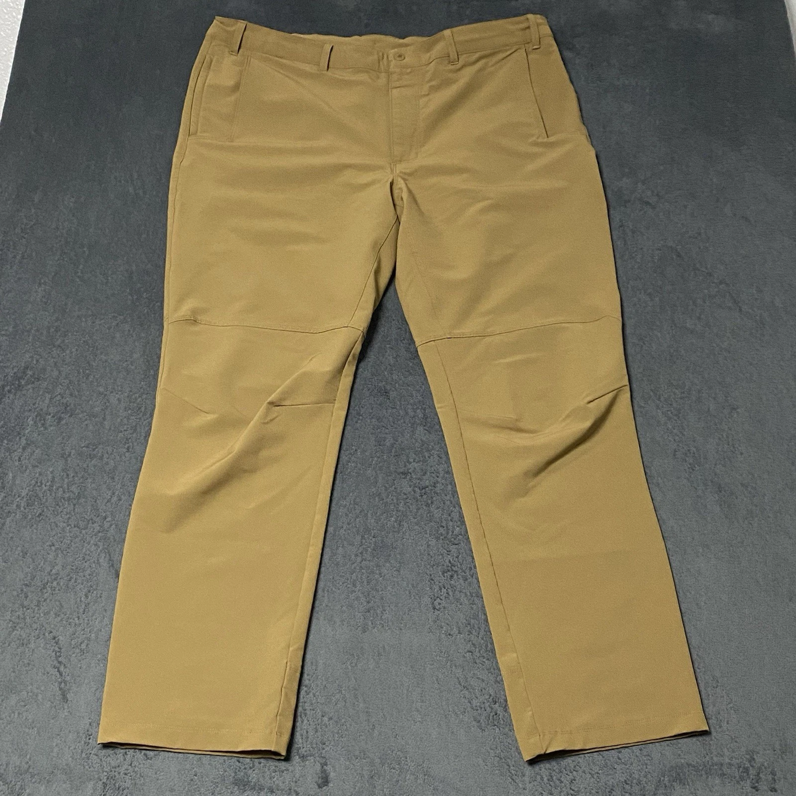 Columbia Landroamer Pants Mens 42x32 Brown Omni Shield Hiking Outdoors Stretch