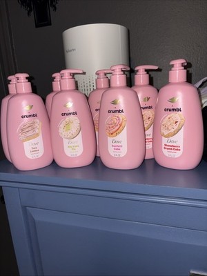 Dove Crumbl Limited Edition Liquid Hand Soap Crumb Cake, More 12fl oz Lot 8