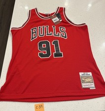 Mitchell  Ness Men's Chicago Bulls Dennis Rodman 91 Swingman Jersey XL NWT