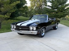1970 CHEVROLET CHEVELLE CHEVELLE CONVERTIBLE SS 454 LS5 4SPD PS PDB TACH GAUGES