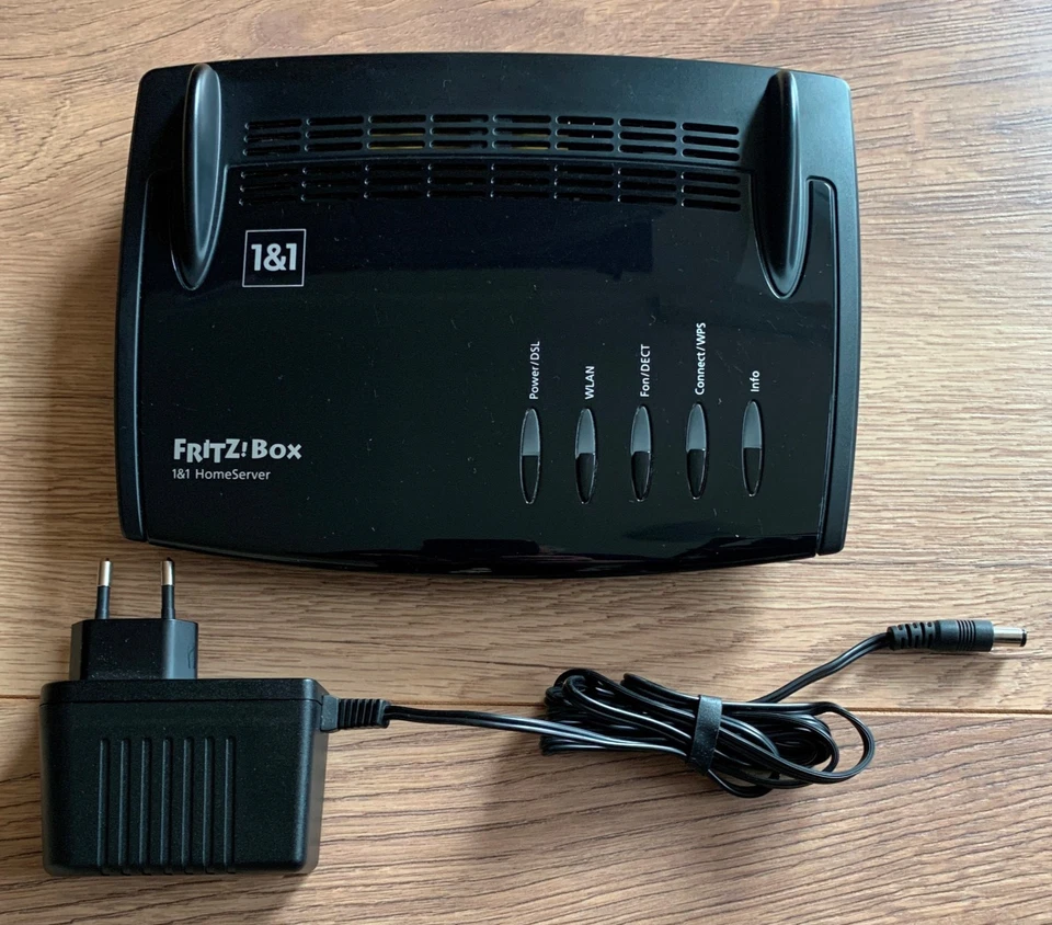 AVM FRITZ!Box 7520 Router Modem 1&1 Home Server Schwarz. Voll funktionsfähig!!!