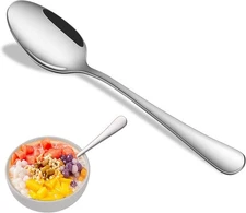 Dinner Spoon Set,8-Piece 7.3 Inch Soup Spoons,Premium Food Grade Stainless Steel