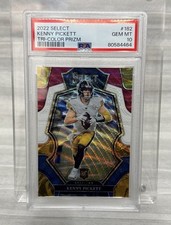 2022 Panini Select - Premier Level Kenny Pickett  Tri-Color Prizm /199 (RC)