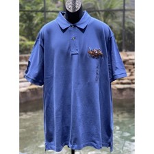 Polo Ralph Lauren Men's Big  Tall Blue Cotton Golf Polo Shirt 2XB New