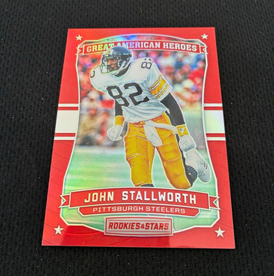 2016 PANINI ROOKIES & STARS GREAT AMERICAN HEROES JOHN STALLWORTH #24 RED /99 