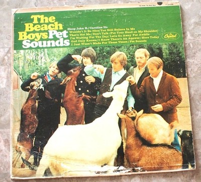 The Beach Boys Pet Sounds 1966 LP Vinyl VG Original Mono T-2458 God Only Knows
