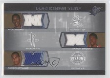 2007 SPx Freshman Trip Jerseys Nick Young Aaron Brooks Arron Afflalo #F3-YAB 4at