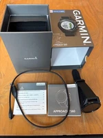 USED GARMIN Approach S60 GPS Golf Watch Ceramic Version Black