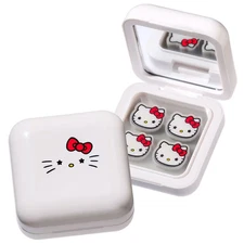 HELLO KITTY STARFACE Hydrocolloid 32 PIMPLE PATCHES & Refillable Compact New