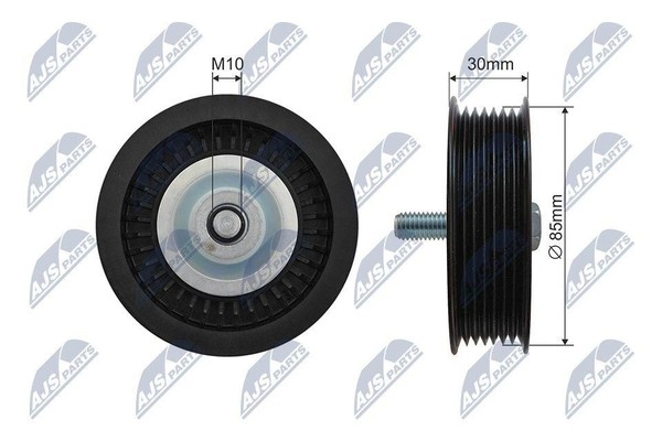 Original NTY Umlenk-/FüHrungsrolle Keilriemen RNK-ME-016 FüR Mercedes-Benz-image