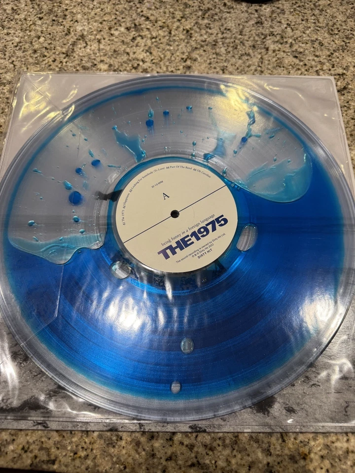 THE 1975 - Being Funny In A Foreign Language Liquid Filled Vinyl LP Record NEW - Image 4 of 4