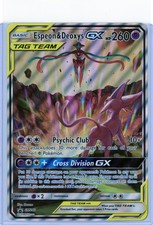 Espeon & Deoxys GX Oversized - (SM Black Star Promo) SM240 Jumbo Cards Holo on eBay