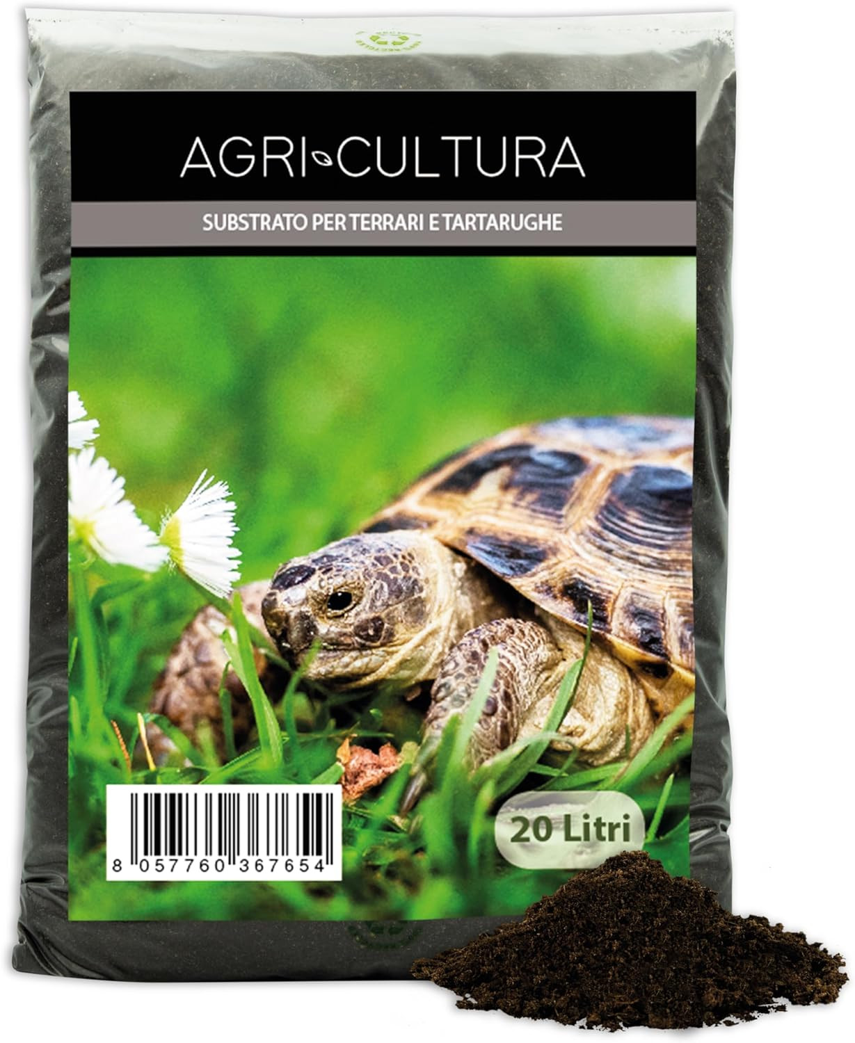 Terre pour tortues de terre substrat spécifique pour tortue herrmann AGRI-CULTURA