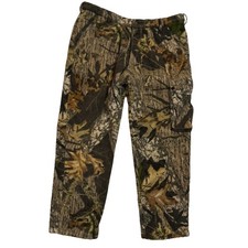 Cabela's Fleece Cargo Hunting Pants Men's Size 38 Regular Camo 100 Polyester
