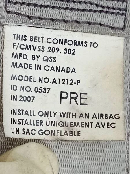 Seat Belt Front Bucket Passenger Retractor 4 Cylinder Fits 07-11 CAMRY 149133 - Imagem 2 de 4